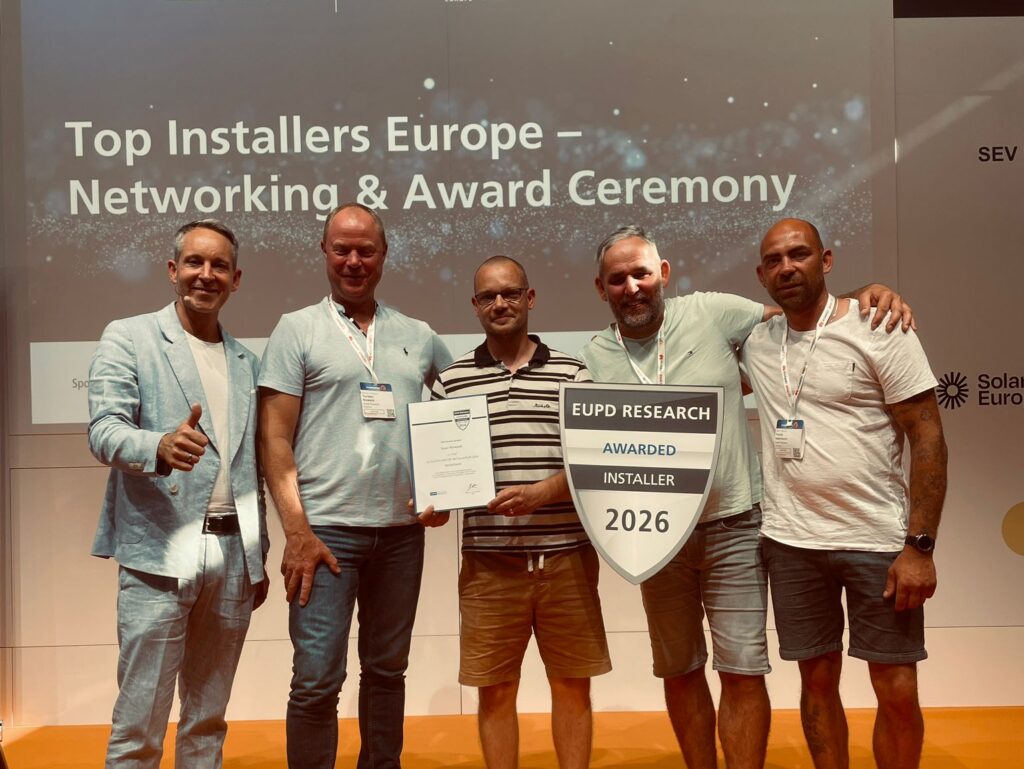 Gruppenfoto beim EUPD Research Installer Award 2026